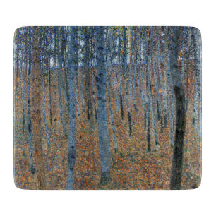 GLASCHOPPER: GUSTAV KLIMT: BEECH GROVE SCHNEIDEBRETT