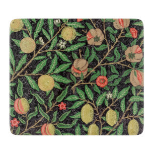 GLASCHOPPER: WILLIAM MORRIS POMEGRANATE SCHNEIDEBRETT