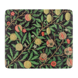 GLASCHOPPER: WILLIAM MORRIS POMEGRANATE SCHNEIDEBRETT