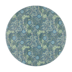 GLASCHOPPER : WILLIAM MORRIS : SEAWEED SCHNEIDEBRETT