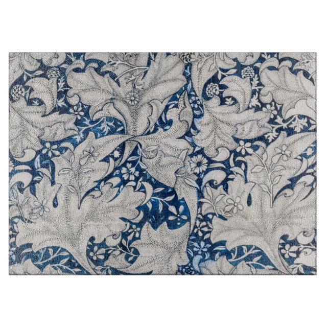 GLASCHOPPER : WILLIAM MORRIS : WALLFLOWER SCHNEIDEBRETT (Vorderseite)