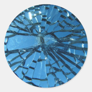 Glasdesign Runder Aufkleber