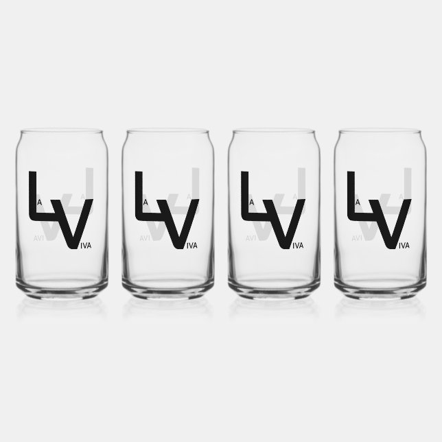 Glasdose - La Viva - Trinkbehälter Set Dosenglas (Vorderseite)