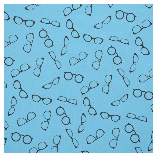 Gläser Niedlich Optometriker Blau Stoff (Muster)