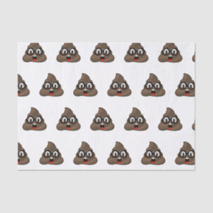 Gläser oh kacken Emoji Seidenpapier