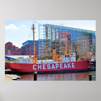 Gläserei Chesapeake (und Nationales Aquarium) Poster