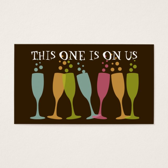 Gläserner Gläserner Champagner - Ticket (Vorderseite)