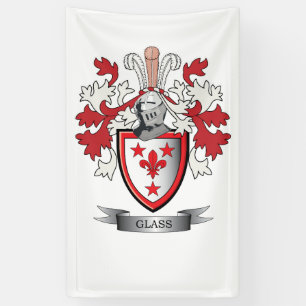 GlasFamilienwappen-Wappen Banner