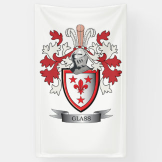 GlasFamilienwappen-Wappen Banner
