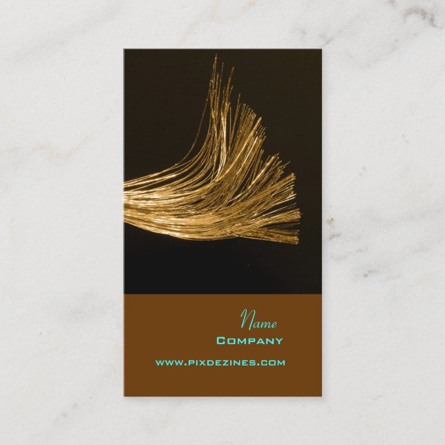 Glasfaserkabel ~ Hi-Tech-Visitenkarten Visitenkarte (Vorderseite)