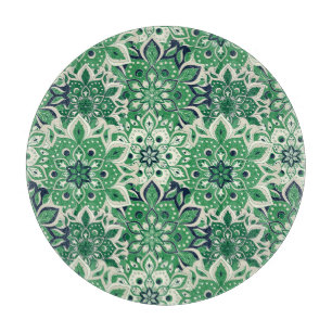 Glasfaserkabel mit grünem Tile Schneidebrett