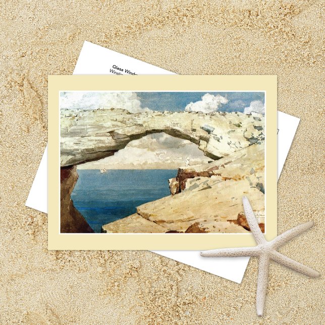 Glasfenster, Bahamas Winslow Homer Postcard Postkarte (Von Creator hochgeladen)