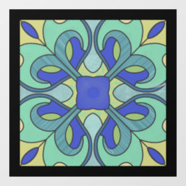 Glasfenster Decal Aqua One Fensteraufkleber