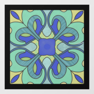 Glasfenster Decal Aqua One Fensteraufkleber