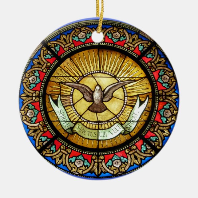 Glasfenster La Sainte-Chapelle Keramikornament (Vorne)