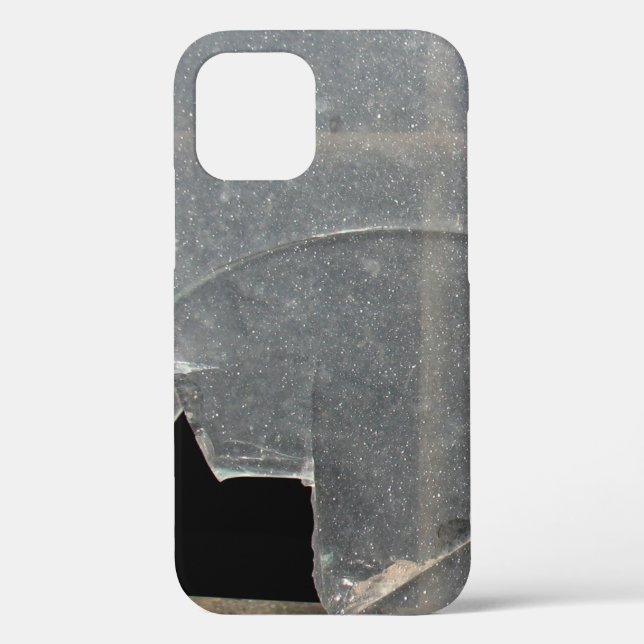 Glasfenster mit Metallschienen Case-Mate iPhone Hülle (Rückseite)