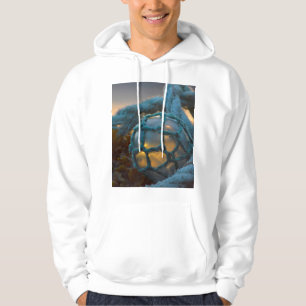 Glasfischerboje, Sonnenuntergang, Alaska Hoodie