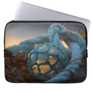 Glasfischerboje, Sonnenuntergang, Alaska Laptopschutzhülle