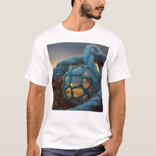 Glasfischerboje, Sonnenuntergang, Alaska T-Shirt