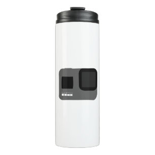 Glasflasche Thermosbecher