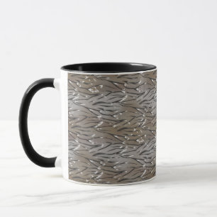 Glasfliesen 3D flüssiger Tiger Zebraleder Tasse