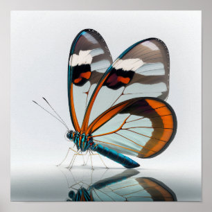 Glasflügel Butterfly Art Print Poster