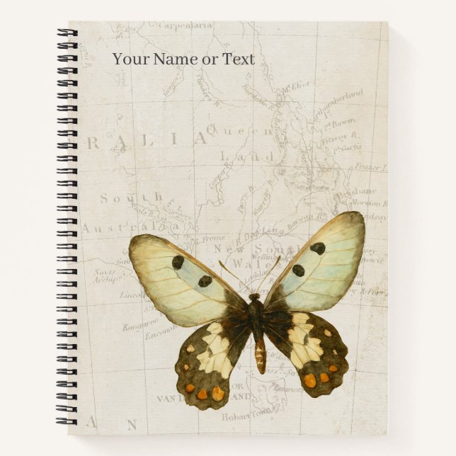 Glasflügel-Rätsel – Clearwing Swallowtail Notizbuch (Vorderseite)
