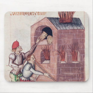 Glasgebläse, von 'Tractatus de Herbis' Mousepad