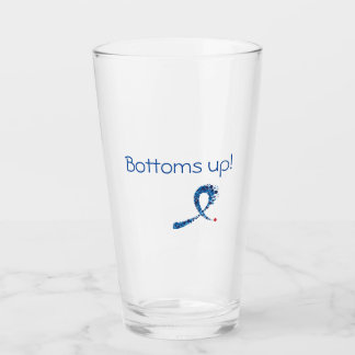 Glasgeschenk für Koloskopie, Dickdarmkrebs Glas