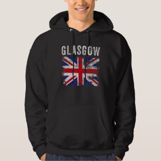 Glasgow British Flag Union Jack Scotland Hoodie
