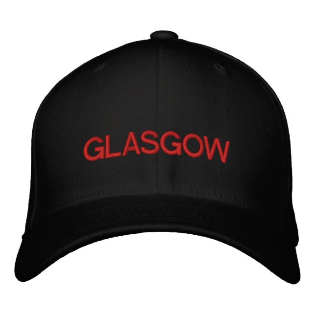 Glasgow Cap Bestickte Kappe (Vorderseite)