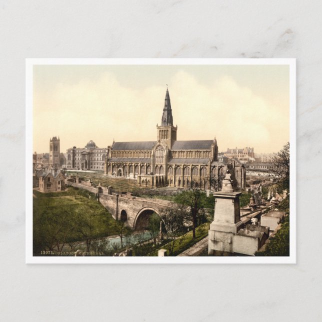 Glasgow Cathedral, Glasgow, Schottland Postkarte (Vorderseite)