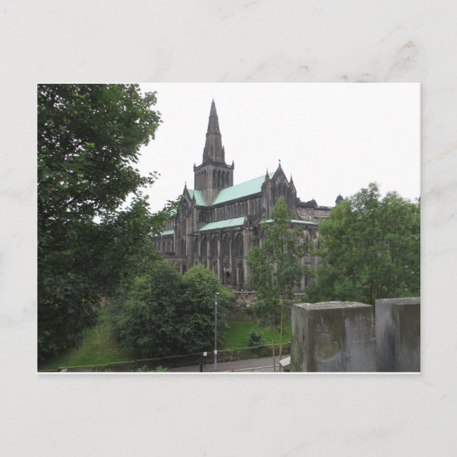 Glasgow Cathedral Postkarte (Vorderseite)