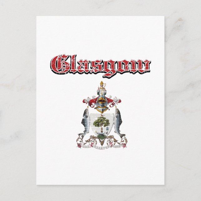 Glasgow City Designs Postkarte (Vorderseite)