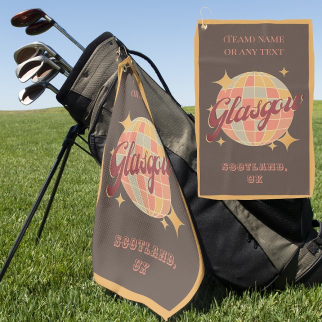 Glasgow City Scotland Vereinigtes Königreich Golfhandtuch (Von Creator hochgeladen)