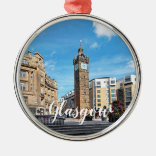 Glasgow Customizing-Produkt Silbernes Ornament