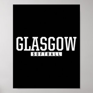 Glasgow High School Softball Poster
