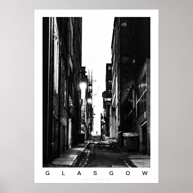 Glasgow Lane Poster (Vorne)