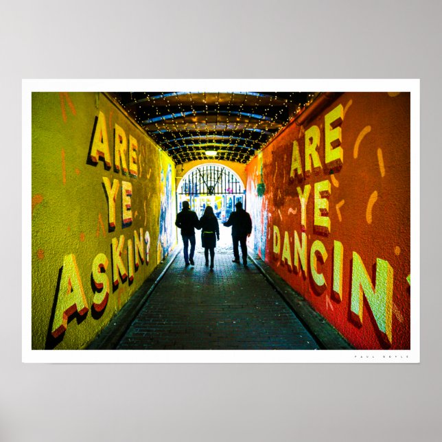 Glasgow Lane Poster (Vorne)