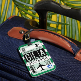 Glasgow Luggage Tag Gepäckanhänger