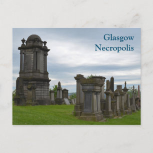 Glasgow Necropolis Graves Postcard Postkarte