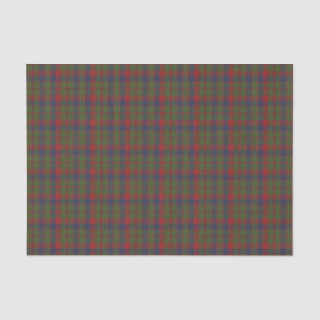 Glasgow Original Scottish Tartan Seidenpapier (Vorderseite)