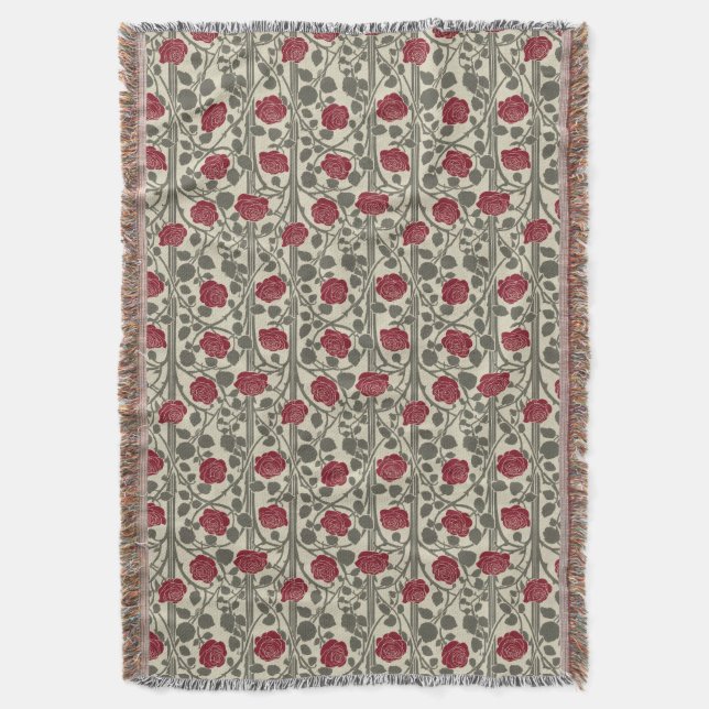 Glasgow Rose - Jugendstil Decke (Vorderseite Vertikal)
