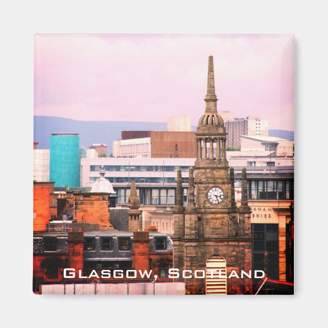 Glasgow, Schottland, Kühlschrankmagnet (Vorne)