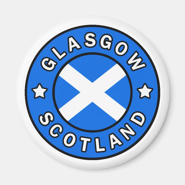 Glasgow Schottland Magnet (Vorne)