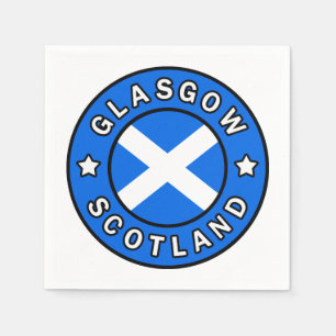Glasgow Schottland Serviette