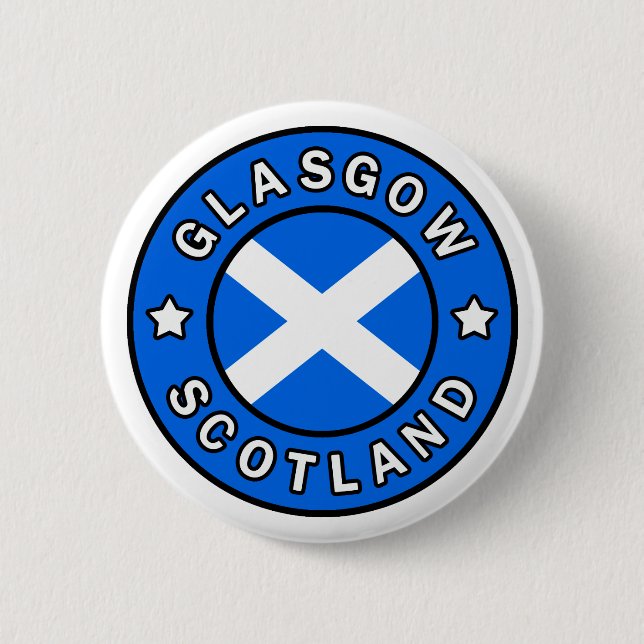 Glasgow Scotland Button (Vorderseite)