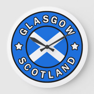 Glasgow Scotland Große Wanduhr
