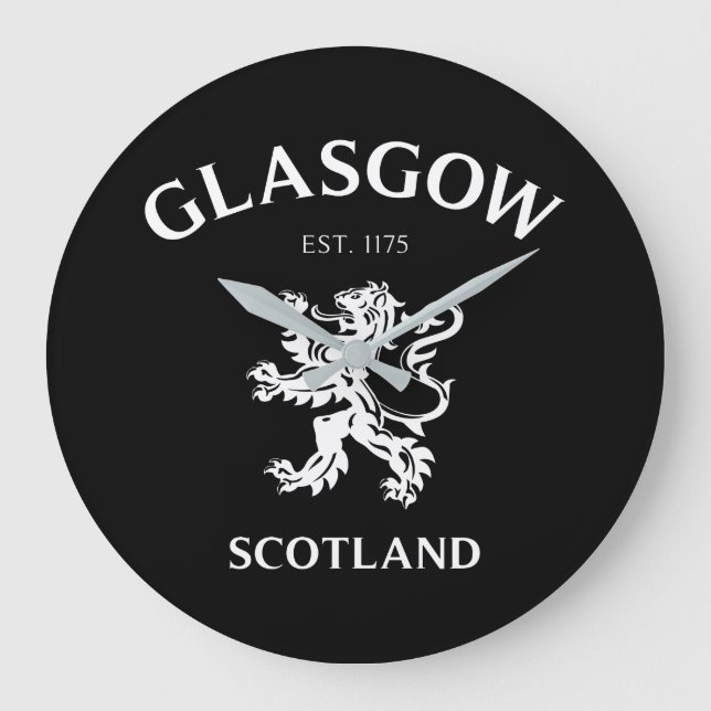 GLASGOW, SCOTLAND GROßE WANDUHR (Vorderseite)