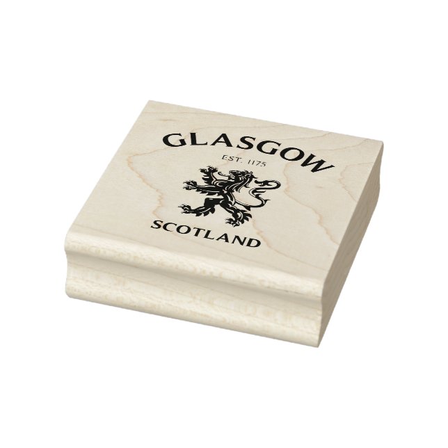 GLASGOW, SCOTLAND GUMMISTEMPEL (Stempel)